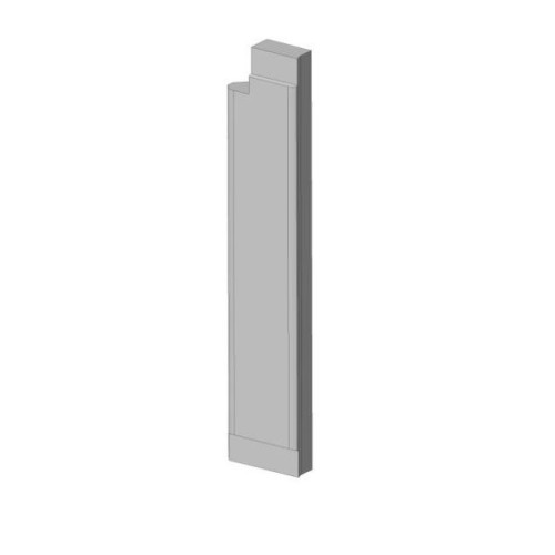 Šamotová deska zadní, boční KV HEAT R/L 2G S 70.44.33.13 